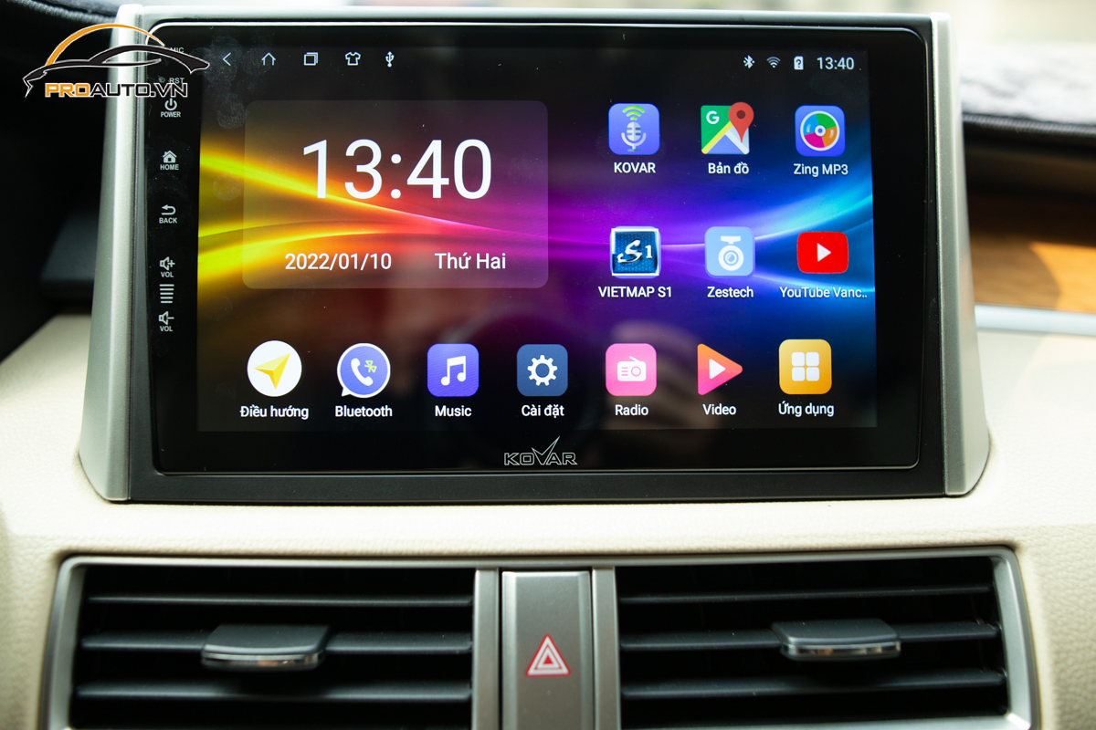 Thi công nâng cấp Màn hình Android Xe Hyundai Grand I10