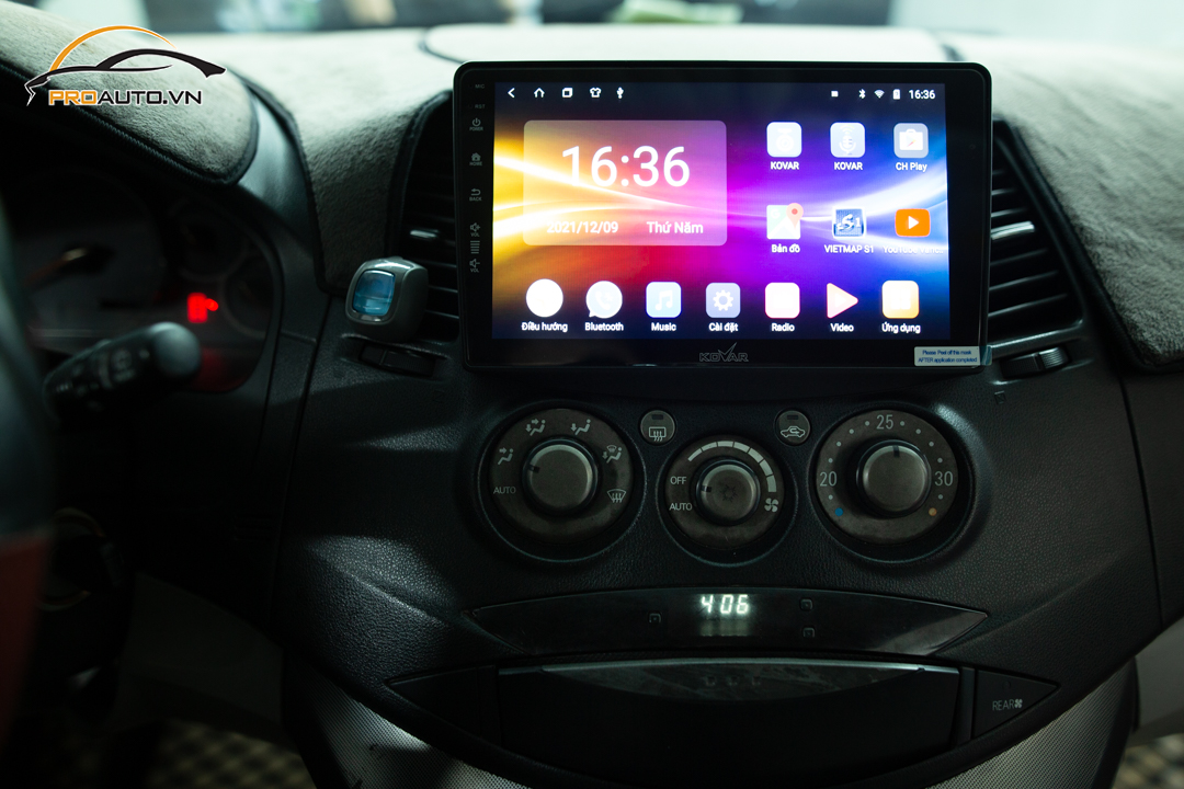 Nâng cấp màn hình Android xe Mitsubishi Grandis
