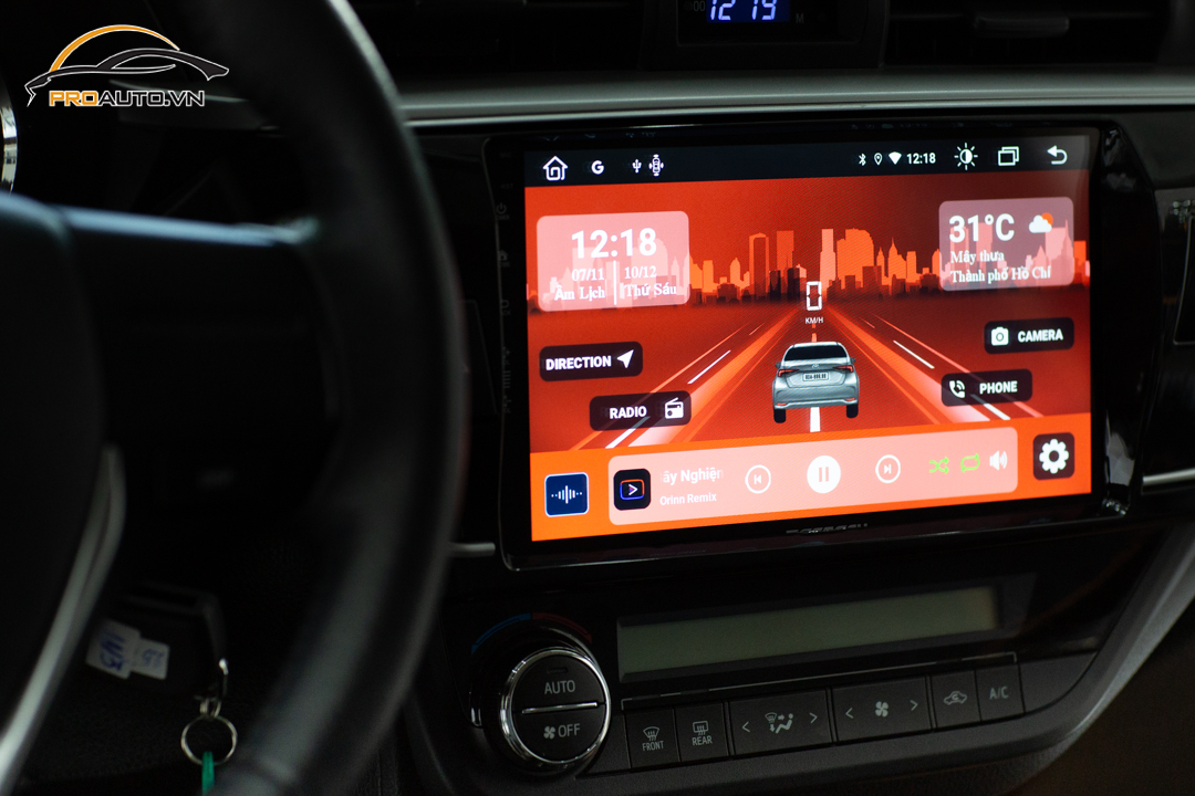 Nâng cấp Màn hình Android xe Toyota Altis 