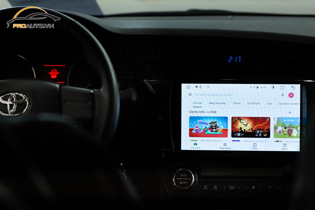 Nâng cấp Màn hình Android xe Toyota Altis