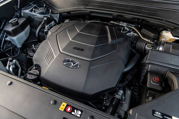 Khoang động cơ của Hyundai Palisade 2023 