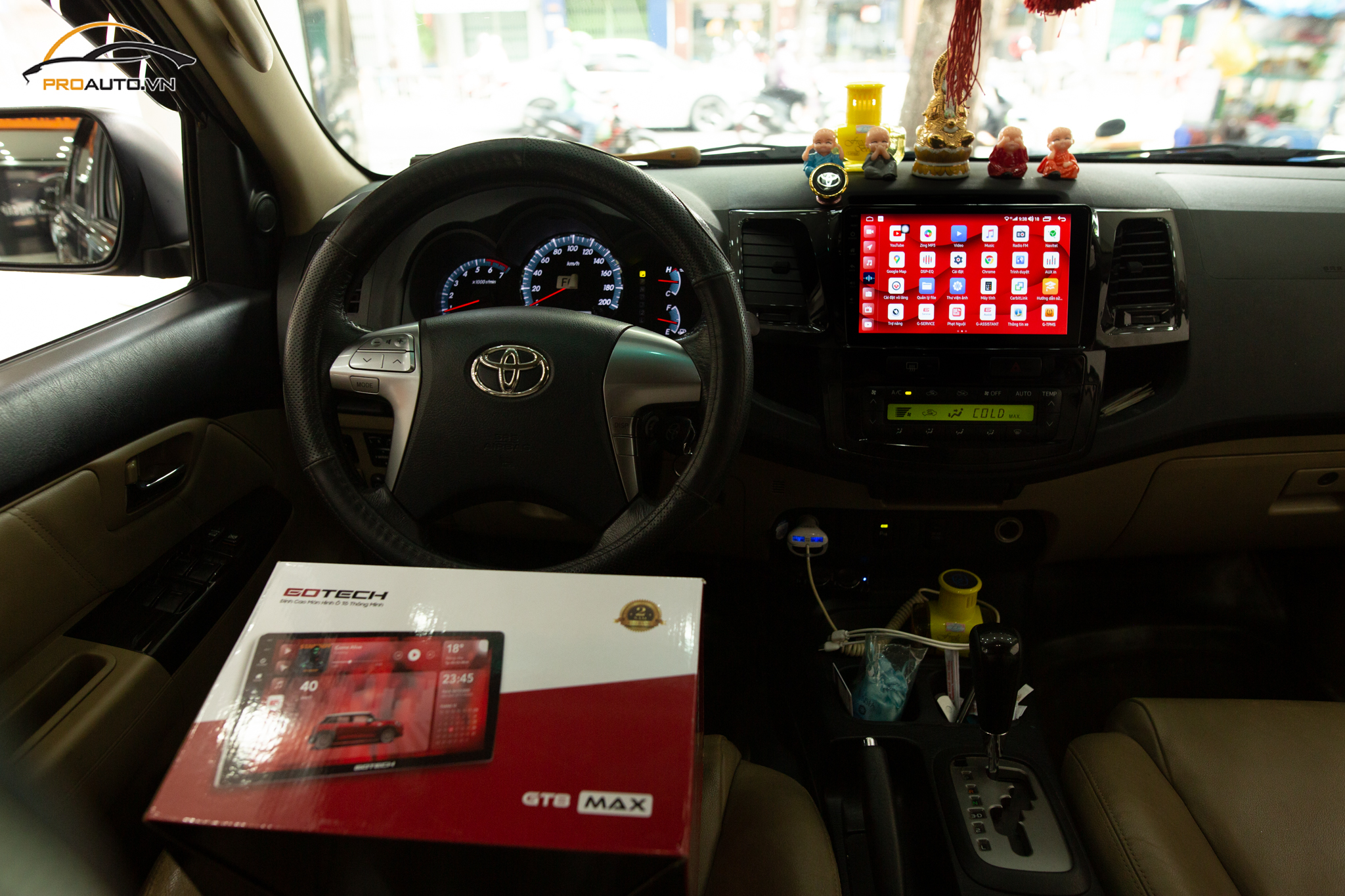 Màn hình Android Gotech cho xe Toyota Vios