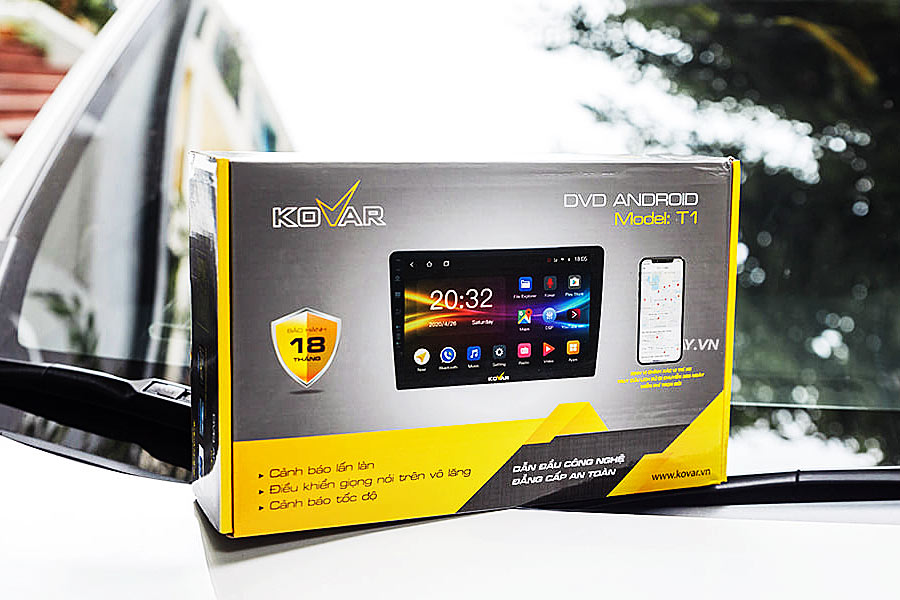 Màn hình Android Kovar cho xe Toyota Vios