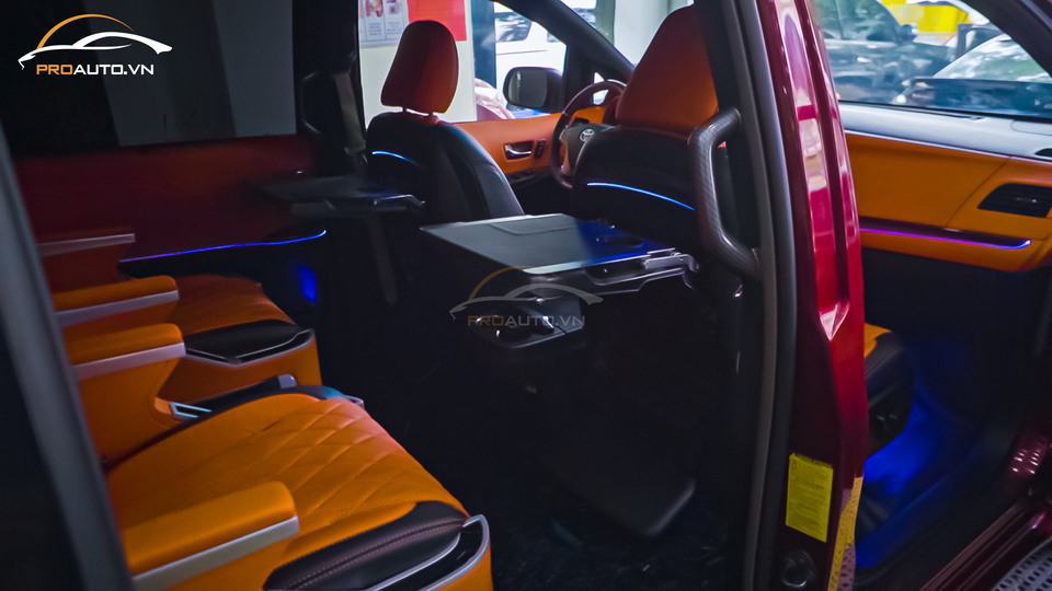 Led nội thất cho xe Toyota Sienna